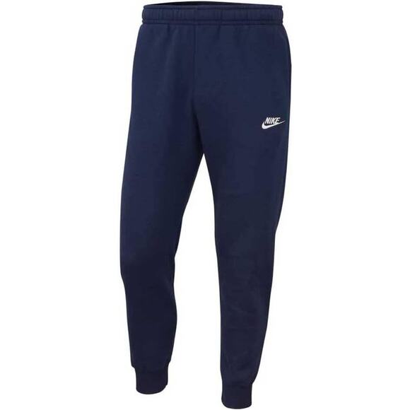 NWT Nike Men's NSW Club Jogger, Midnight Navy/White, Small - Picture 1 of 2